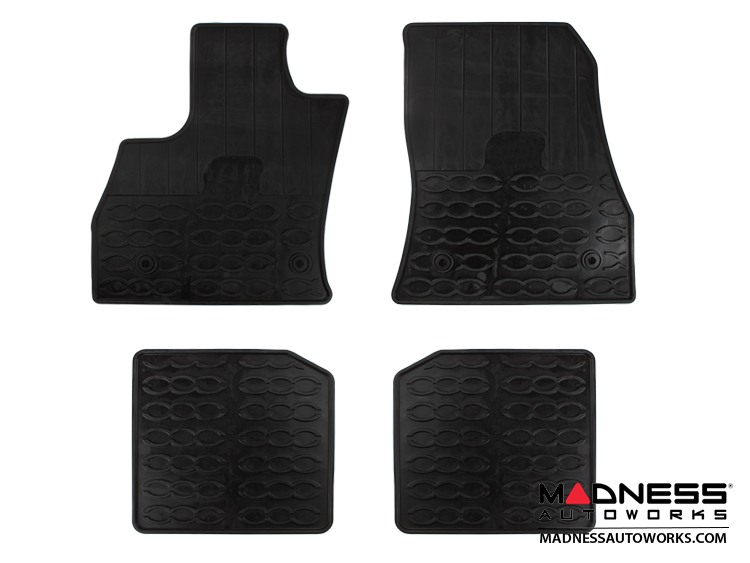FIAT 500L Floor Mats All Weather Rubber LUXUS Premium Front
